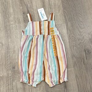 Carter's Striped Pastel Romper